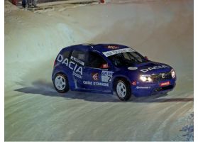 Ален Прост с Dacia Duster на Andros Trophy 2010-2011