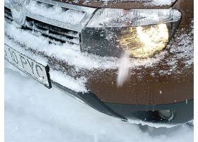 Снег, TopGear, Dacia Duster