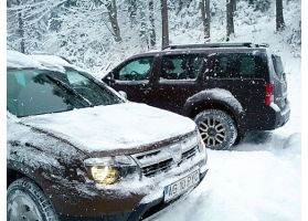 Снег, TopGear, Dacia Duster